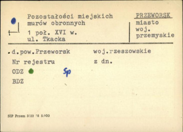 pozostałości miejskich murów obronnych, skan 2