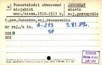 pozostałości obwarowań miejskich, skan 1