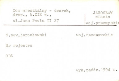 dom mieszkalny - dworek, skan 1