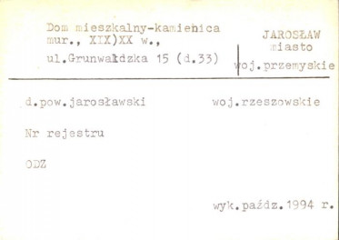 dom mieszkalny - kamienica, skan 1