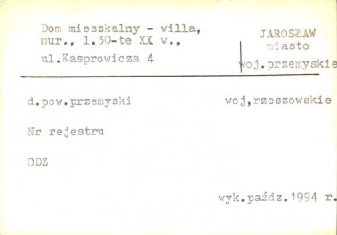 dom mieszkalny - willa, skan 1