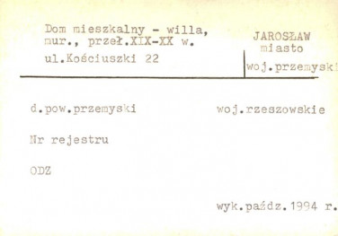 dom mieszkalny - willa, skan 1