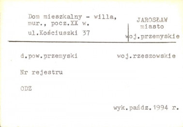 dom mieszkalny - willa, skan 1
