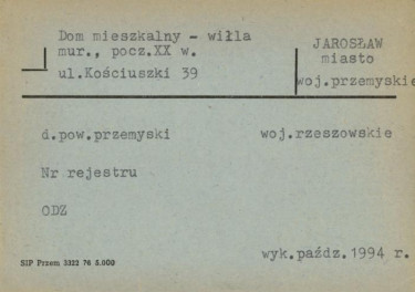 dom mieszkalny - willa, skan 1