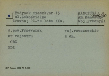 budynek mieszkalny, skan 1