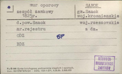 mur oporowy, zespół zamkowy, skan 1