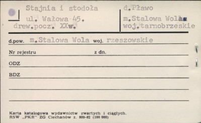 stajnia i stodoła, skan 1