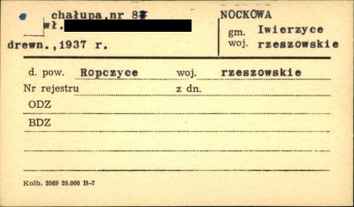 chałupa, skan 1
