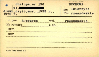 chałupa, skan 1