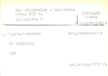 dom mieszkalny - kamienica, skan 2