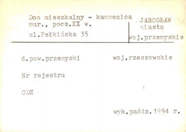 dom mieszkalny - kamienica, skan 1