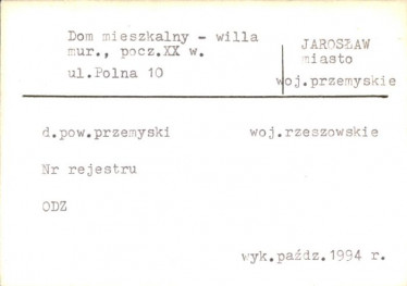 dom mieszkalny - willa, skan 1
