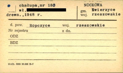 chałupa, skan 1