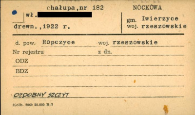 chałupa, skan 1