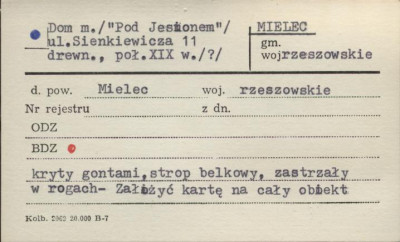 dom mieszkalny Pod jesionem, skan 1
