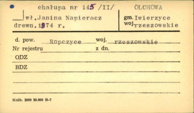 chałupa, skan 3