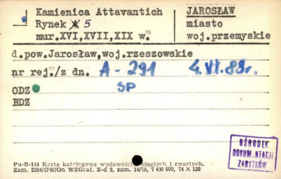 kamienica Attavantich, skan 1