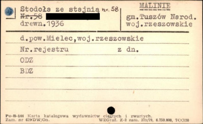 stodoła ze stajnią, skan 1