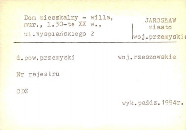 dom mieszkalny - willa, skan 1
