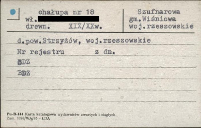 chałupa, skan 1