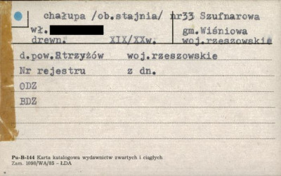 chałupa, ob. stajnia, skan 1