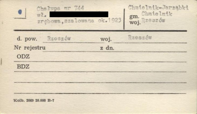 chałupa, skan 1