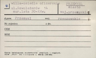 willa - osiedle oficerskie, skan 1