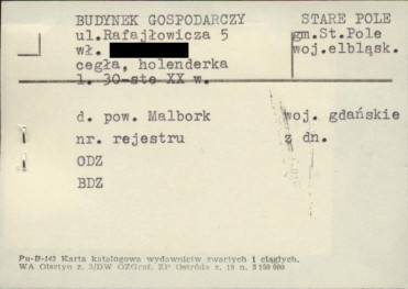 budynek gospodarczy, skan 1