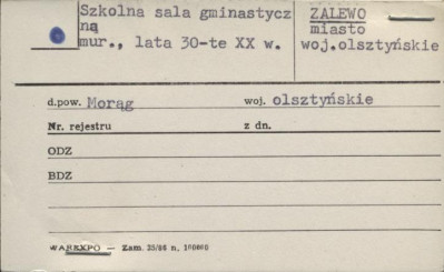 szkolna sala gimnastyczna, skan 1