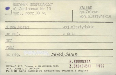 budynek gospodarczy, skan 1