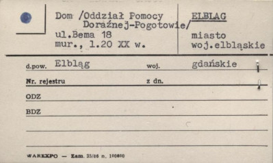 dom, oddziały pomocy doraźnej-pogotowie, skan 1
