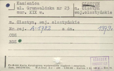 kamienica, skan 1