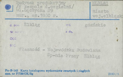 budynek produkcyjny /w zespole d. cegielni/, skan 1