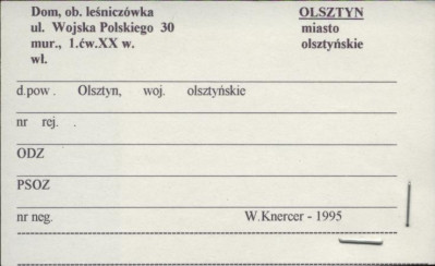 dom, ob. leśniczówka, skan 1