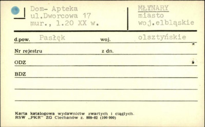 dom - apteka, skan 1