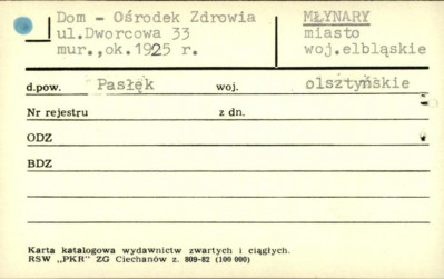 dom - ośrodek zdrowia, skan 1