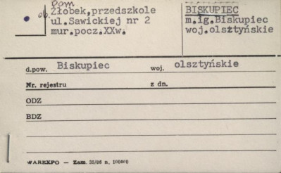 dom, ob. żłobek, przedszkole, skan 1