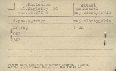 kamienica, skan 1