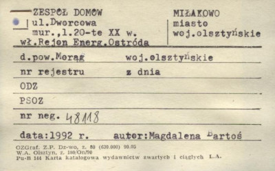 zespół domów, skan 1