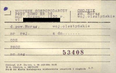 budynek gospodarczy, skan 1