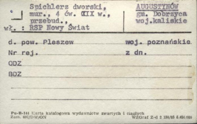 spichlerz dworski, skan 1