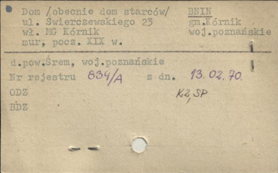 dom (obecnie dom starców), skan 1