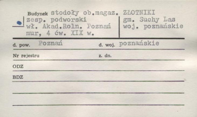 budynek stodoły, ob. magaz. zesp. podworski, skan 1