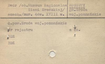 dwór/ob. Muzeum Regionalne Ziemi Średzkiej/, skan 1