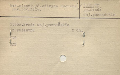 oficyna dworska, ob. budynek mieszkalny, skan 1