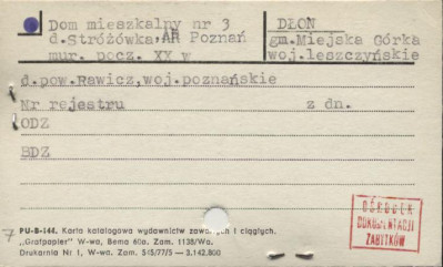 dom mieszkalny, d. stróżówka, skan 1