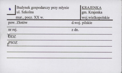 budynek gospodarczy przy młynie, skan 1