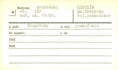 budynek dróżbówki, skan 1