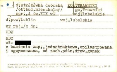 stróżówka dworska (ob. bumieszkalny), skan 1