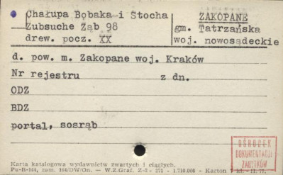 chałupa Bobaka i Stocha, skan 1